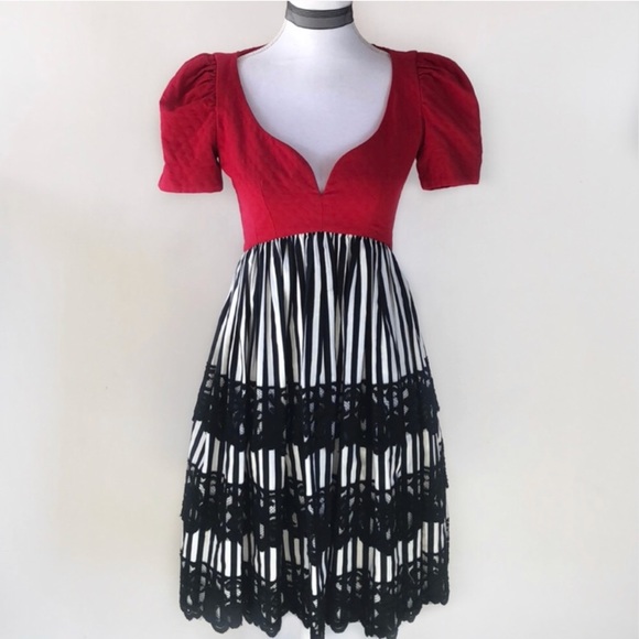 Adele Simpson Dresses & Skirts - Vintage Adele Simpson Red, Black & White Dress, 4